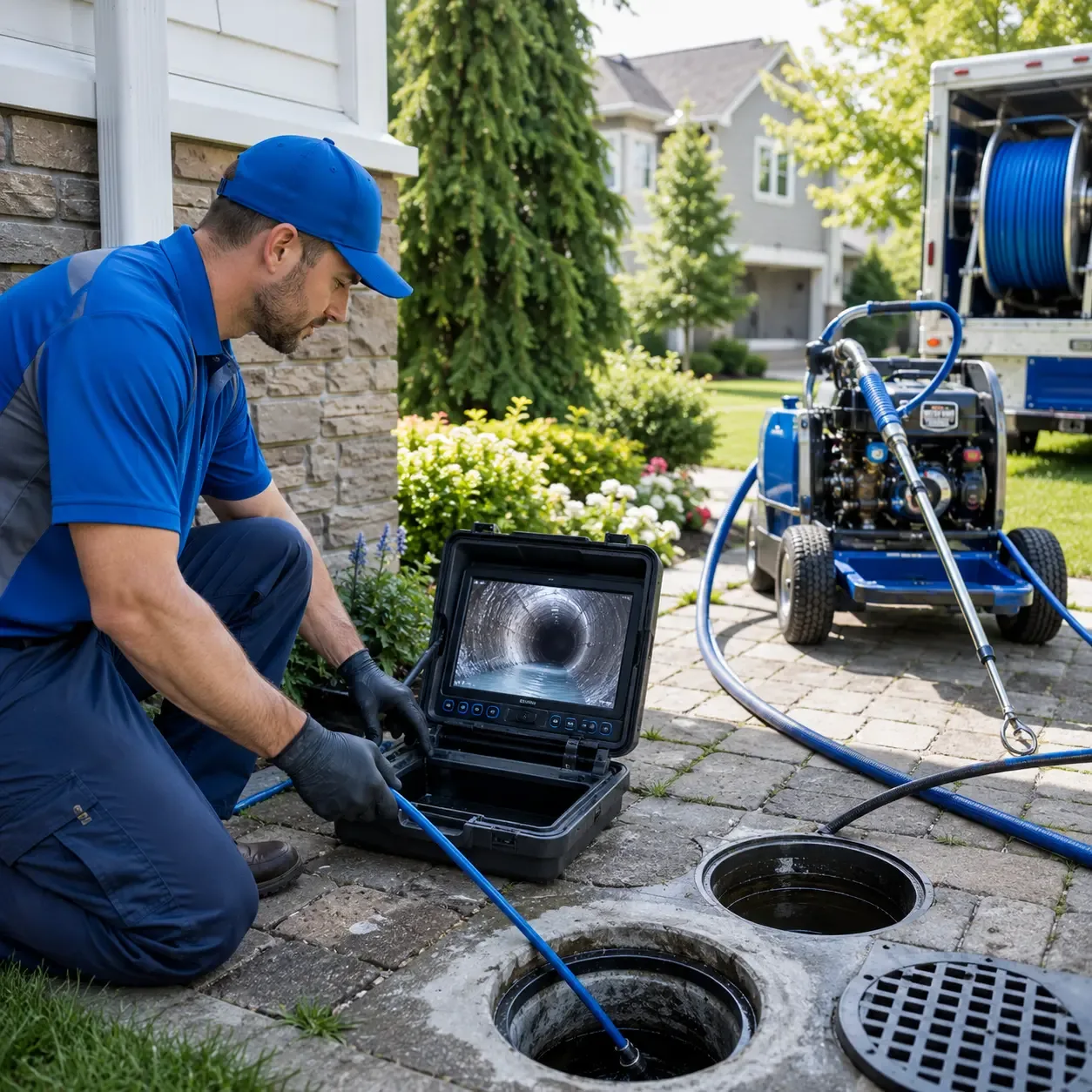 Outdoor drain cleaning professionals serving Hamilton, IA